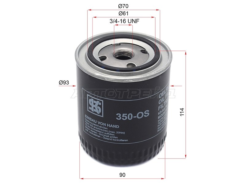 Фильтр масляный VAG A4 /A6 /PASSAT AML /AGA /BDV /AMX (KOLBENSCHMIDT: 50013350)