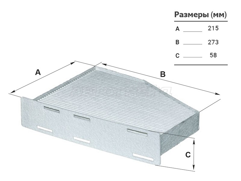 Фильтр салона AUDI A3 04- /SKODA OCTAVIA 04- /VOLKSWAGEN PASSAT 06- (FILTRON: K1111)