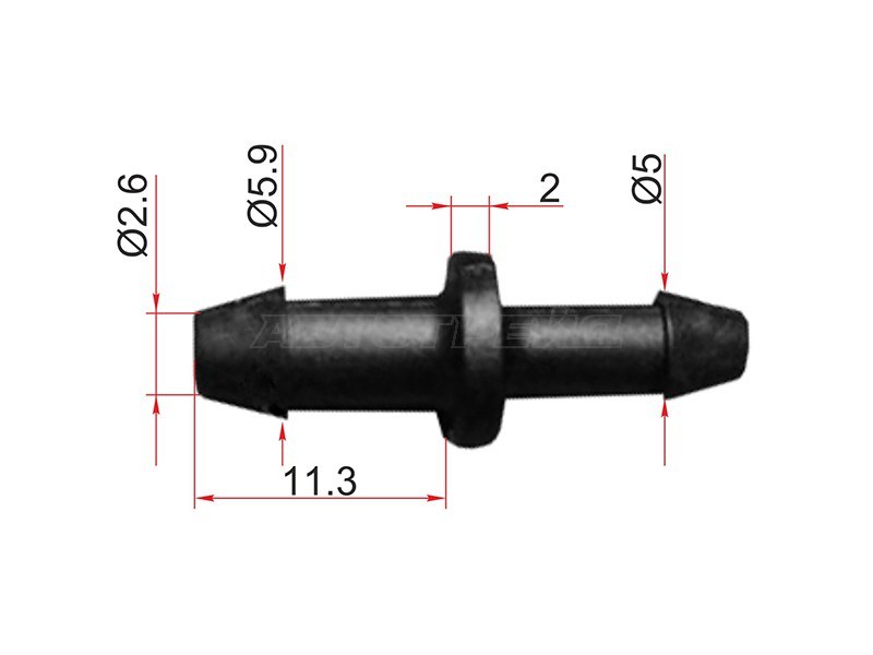 Соединитель трубок I-type (1 шт.) (SAT: ST-M11510)