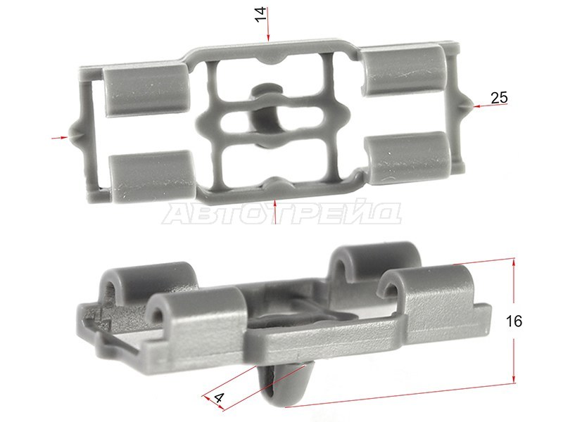 Клипса уплотнителя двери BMW (1 шт.) (SAT: ST-M11204)