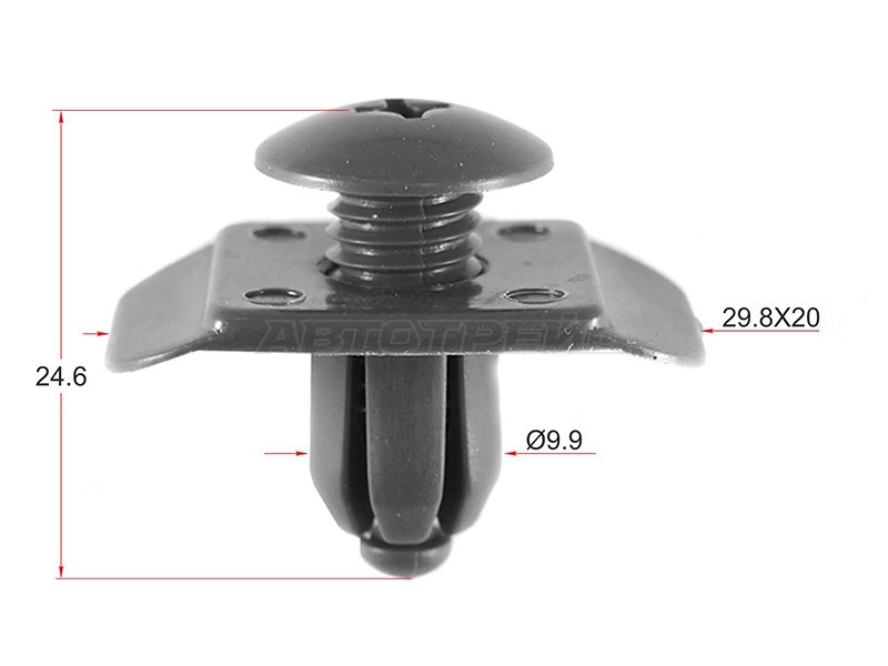 Клипса бампера FORD /KIA /MAZDA /SUBARU (1 шт.) (SAT: ST-KJ-1037)