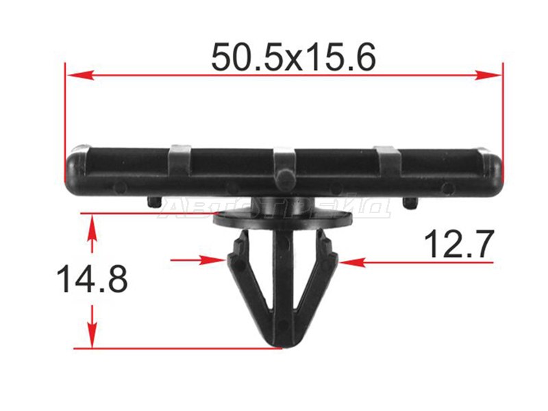 Клипса молдинга кузова FORD (1 шт.) (SAT: ST-M12334)