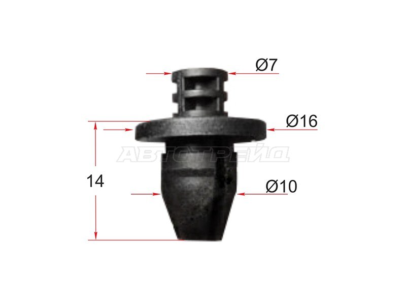 Гайка крепежная VAG (1 шт.) (SAT: ST-M12515)