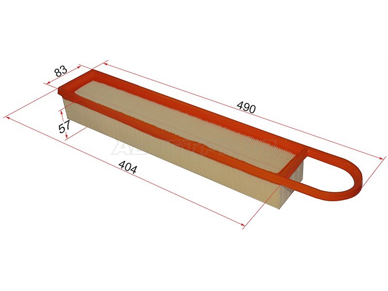 Фильтр воздушный CITROEN C3 /C4 09- /DS3 10- /PEUGEOT 207 /308 07- /3008 /5008 09- (SAT: ST-1444.XG)