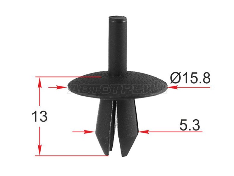 Клипса крепежная GM /OPEL (1 шт.) (SAT: ST-M12532)