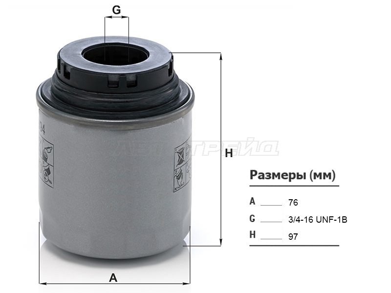 Фильтр масляный VAG OCTAVIA /RAPID /JETTA /PASSAT(B7)TIGUAN /POLO /CLSA /CFNA /CAXA (MANN: W712/94)
