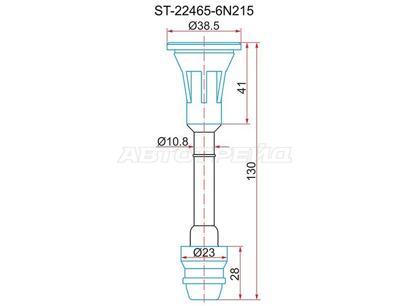 Наконечник катушки NISSAN QR20DE (22448-8H315) (SAT: ST-22465-6N215)