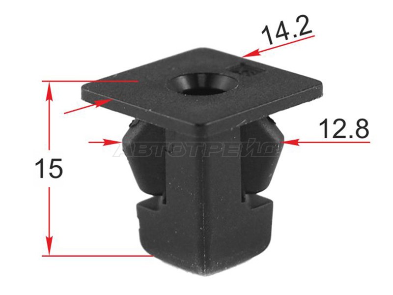 Клипса под винт HONDA (1 шт.) (SAT: ST-KJ-2474)