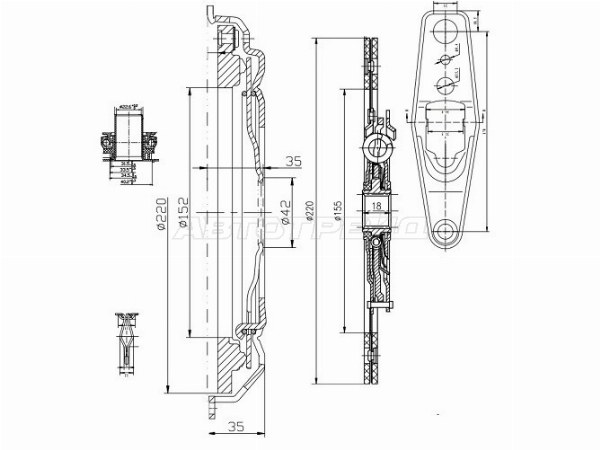 Комплект сцепления AUDI A3 /SKODA OCTAVIA /VW GOLF /JETTA /PASSAT /POLO 1.2 /1.6 06-18 (SAT: ST-WVW115)